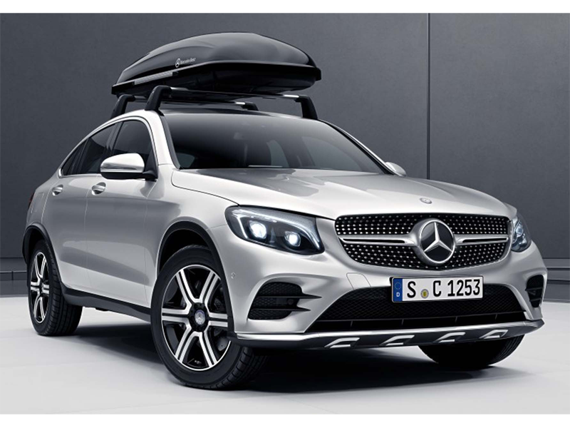 Barres De Toit Mercedes GLC C253 (06/16-03/19) Menabo Delta Alu