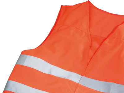 Gilet de sécurité orange obligatoire et homologué