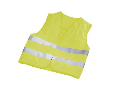 Gilet jaune mercedes de sécurité - Homologué avec sa pochette