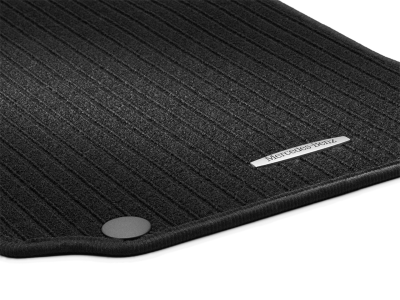 Tapis en reps NOIR CLASSIC - Classe E 207 / Classe C 204