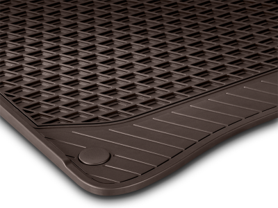 Tapis caoutchouc Arrière - Classe S 222 - Marron Expresso - Mercedes-Benz