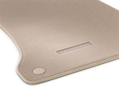 Jeu de tapis Mercedes Classe C coupé - beige - velours - CLASSIC