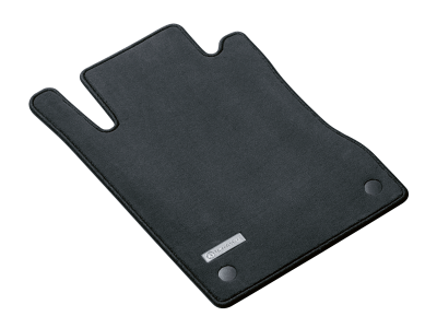 Jeu de 4 Tapis en velours Classe A 169 NOIR CLASSIC