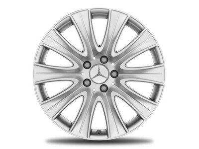 Jante Mercedes 20 pouces EQS W296 5 doubles branches argent