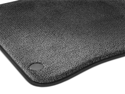 Tapis en velours EXCLUSIV - Gris Magma - Arrière - 2 unités - Classe S 222 Mercedes-Benz