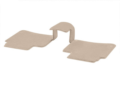 Tapis en velours EXCLUSIV Classe S 222 - Beige - Espace arrière avec tapis de tunnel- 3 unités- Avec code 864