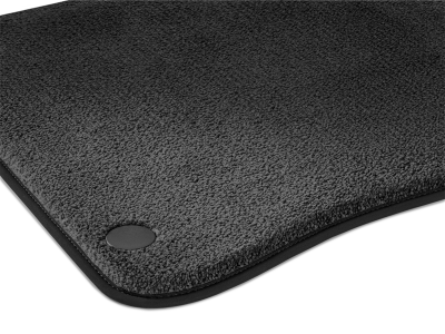 Tapis en velours EXCLUSIV Classe S 222 - Noir - Espace arrière avec tapis de tunnel- 3 unités- Avec code 864