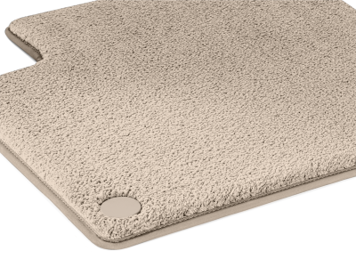 Tapis en velours EXCLUSIV Classe S 222 - Beige - Espace arrière avec tapis de tunnel- 3 unités- Sans code 864