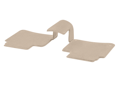 Tapis en velours EXCLUSIV Classe S 222 - Beige - Espace arrière avec tapis de tunnel- 3 unités- Sans code 864