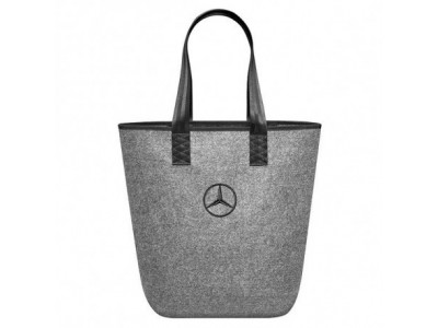 Sac cabas gris Mercedes-Benz