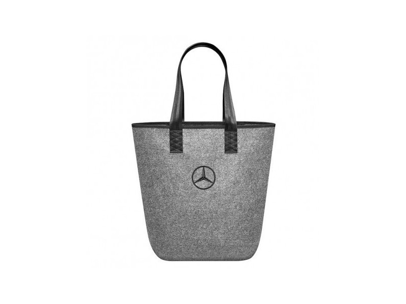 Sac cabas gris Mercedes-Benz