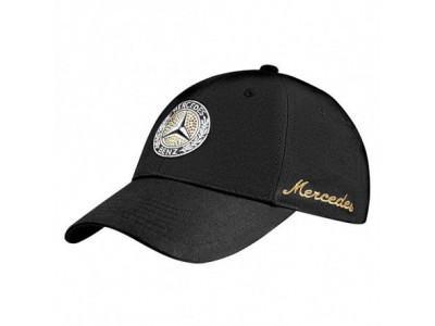 Casquette Mercedes noire et or classic