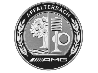 UG Lot de 4 cache-moyeux avec logo Mercedes Noir surélevé AMG Classe A B C E C 