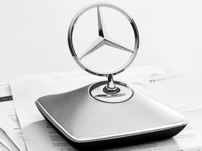Presse-papier argent Mercedes-Benz