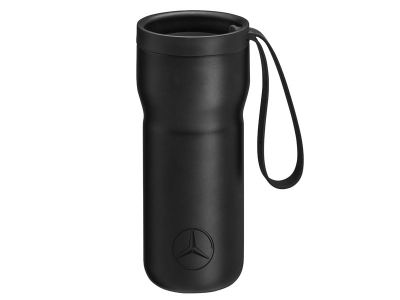 Mug noir AMG à couvercle