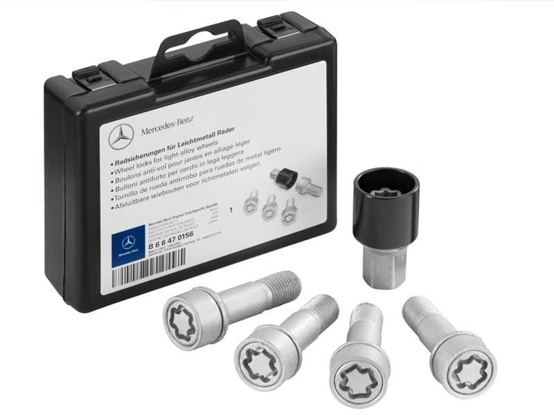 Écrou antivol Mercedes-Benz Gris - M14 x 1-5 x 27 Écrou antivol Mercedes-Benz Gris - M14 x 1-5 x 27