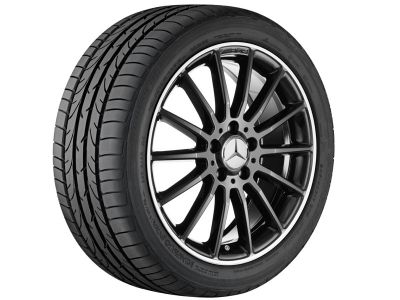 Jante CLA W117 - multibranches AMG - Noir - 18 pouces