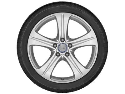 Pack 4 Roues complètes HIVER Classe E 213 & 238 7,5 J x 17 pouces ET 40 Pneus : 225/55 R17 97H