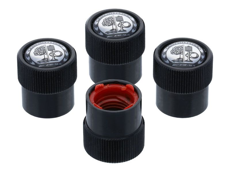 Capuchons de valve noir AMG Capuchons de valve noir AMG