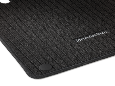 Tapis en reps noir CLASSIC - CLA W118 - Conducteur et Passager