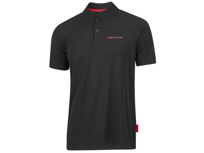 Polo Noir Rouge AMG pour Homme