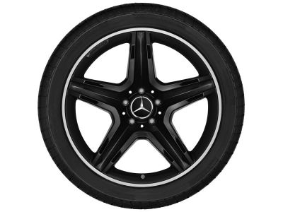 Jante AMG GLA X156 - 8 J x 19 pouces ET 43,5 - 5 branches Noir