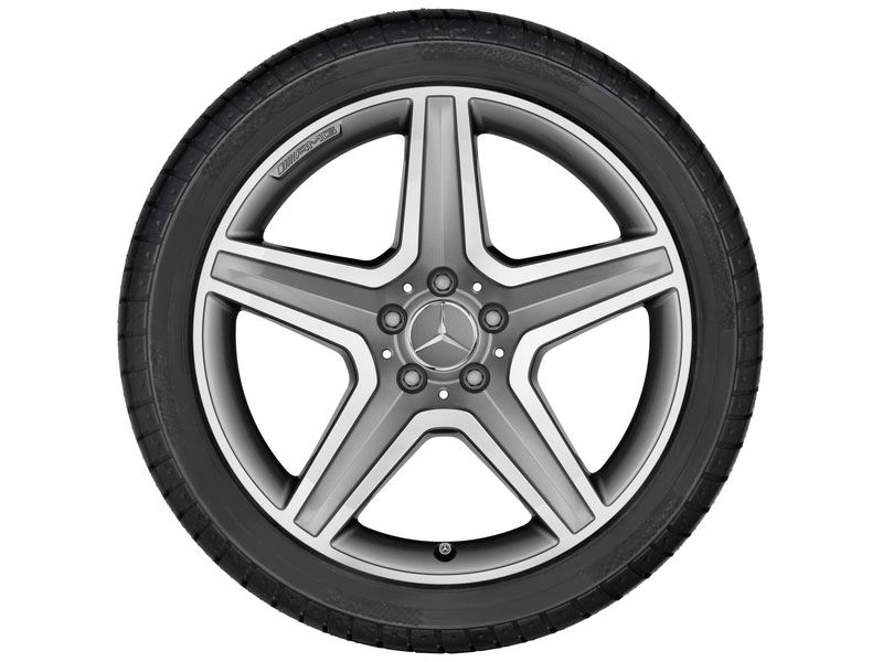 Jante AMG GLA X156 - 8 J x 19 pouces ET 43,5 - 5 branches Gris titane