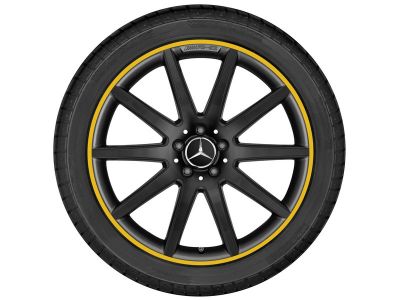 ABE... 20x FE roue noir pour Mercedes Benz C-Classe de jantes alu GEM 
