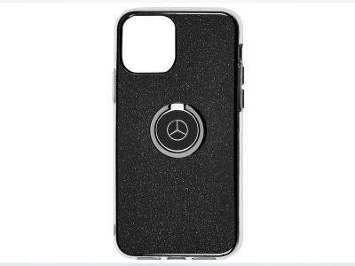 iPhone 11 - Coque étui Mercedes-Benz Noir avec anneau
