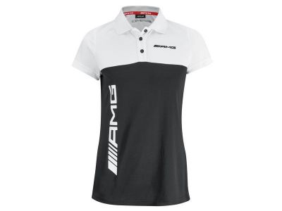 Polo Noir Blanc AMG pour Femme