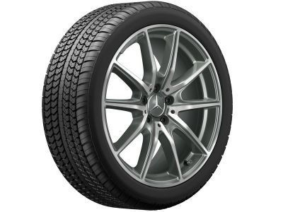Jante AMG Classe E W213 - Essieu Arrière - 9 J x 19 pouces ET 49 Finition naturel brillant