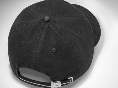 Casquette noire Mercedes logo étoile Femme