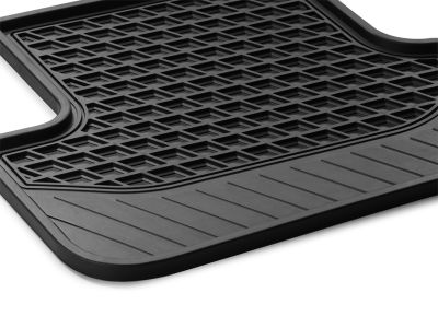 Tapis en caoutchouc résistants Arrière pour Classe B W246 2 unités