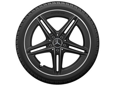 Jante AMG Classe A 177 - 8,5 J x 19 pouces ET 46 - Noir mat