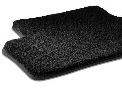 Tapis en velours NOIR CLASSIC - Arrière - Classe E 213