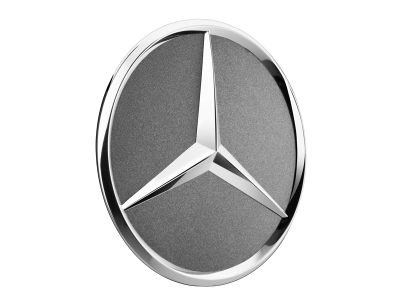 Cache-moyeu Etoile en relief GRIS TREMOLITE METALLISE Mercedes-Benz - 1 unité