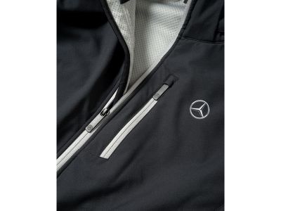 Veste noire softshell Mercedes-Benz pour Homme