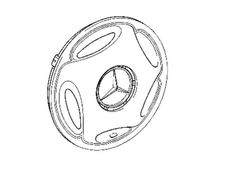 Enjoliveur de roue Classe C et SLK Mercedes-Benz Enjoliveur de roue Classe C et SLK Mercedes-Benz
