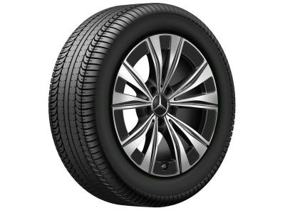 Pack 4 Roues complètes HIVER Classe C 206 7,5 J x 17 pouces ET 44,5 Pneus : 225/55 R17 97H