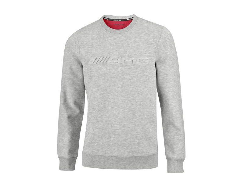 Sweat Gris logo AMG 3D en relief