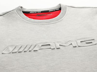 Sweat Gris logo AMG 3D en relief