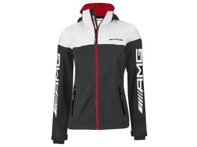 Veste déperlante AMG noir et rouge pour Femme