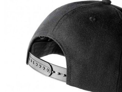 Casquette Noire Visière Plate Snapback Mercedes-Benz