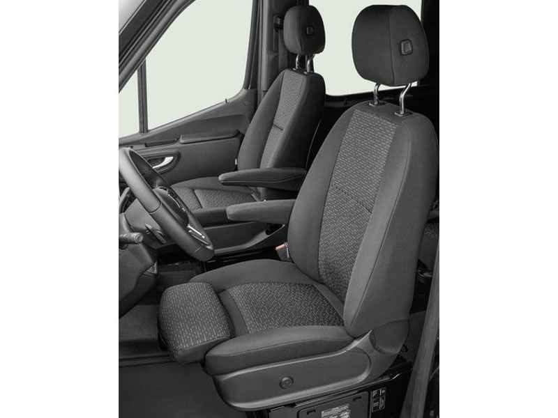 Karstry Housse de Siege Voiture Universelle pour Mercedes-Benz Metris  Metris Cargo Van 16-21 Metris Fourgon Passager