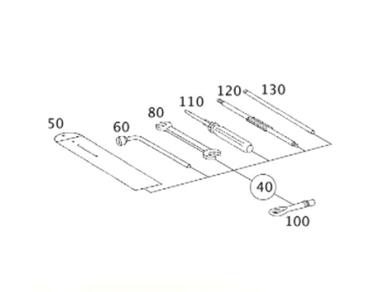 Trousse à outil pour Sprinter 906 Mercedes-Benz