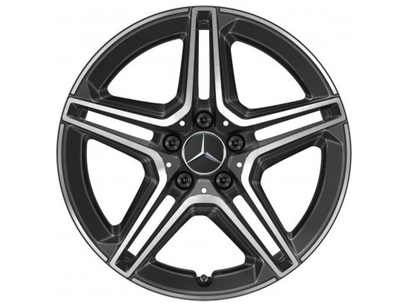 Jante AMG CLA 118 - 8 J x 18 pouces ET 49 - Finition Naturel Brillant Noir