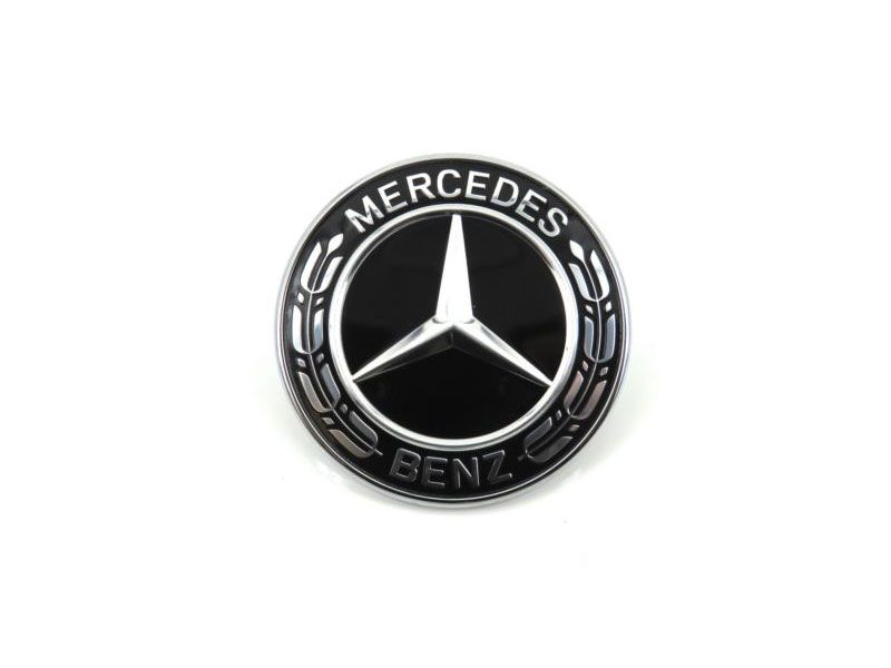 Logo Etoile de capot Noir CLA 117 Mercedes