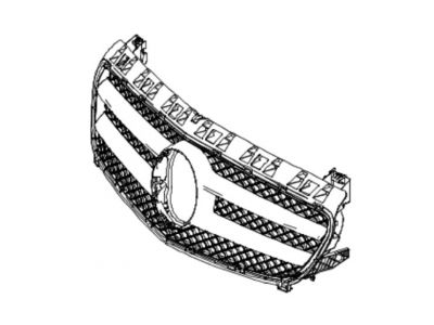 Calandre Grille Radiateur Classe A 176 noir 9040 Mercedes-Benz