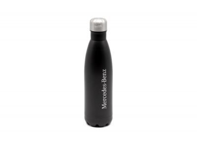 Gourde isotherme acier inoxydable noire 500 ml Mercedes-Benz