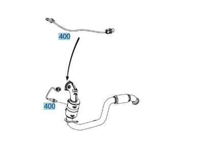 Sonde Oxygenne en amont du cata Mercedes-Benz